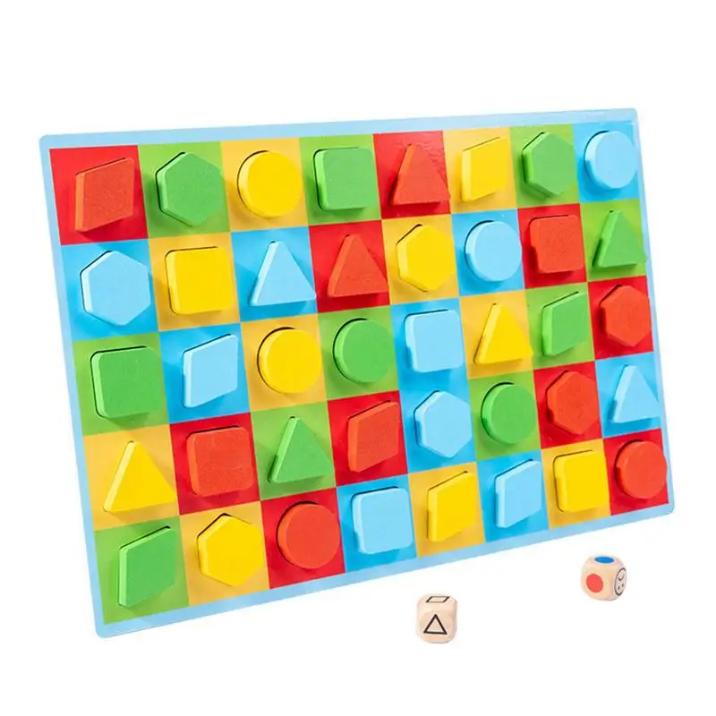 

Color Matching Puzzle Sensory Educational Color Sorter Geometric Shape Quick Matching Board For Pairing Training Puzzle