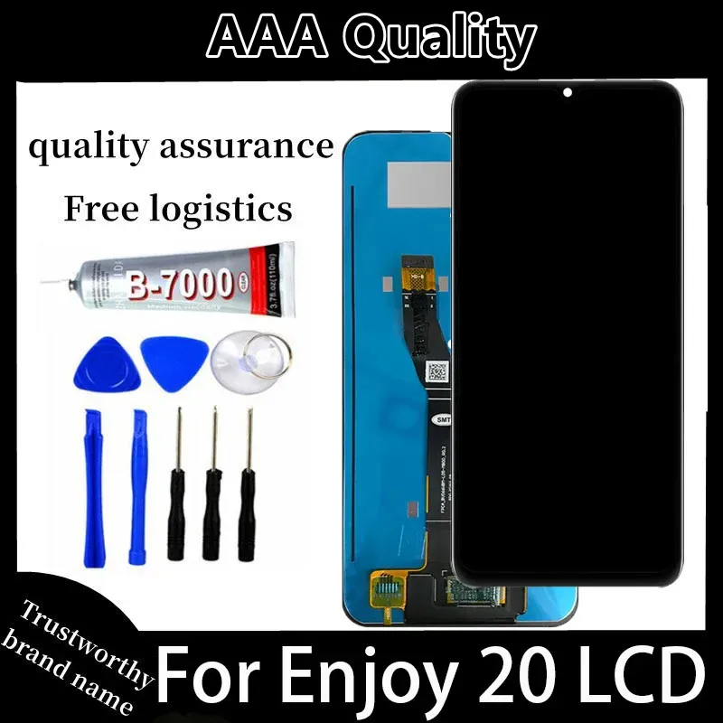 

100% протестированный 6,6 ''для Huawei Enjoy 20 5G, ЖК-дисплей, сенсорный экран с рамкой, дигитайзер в сборе для Enjoy 20 WKG-AN00 Screen