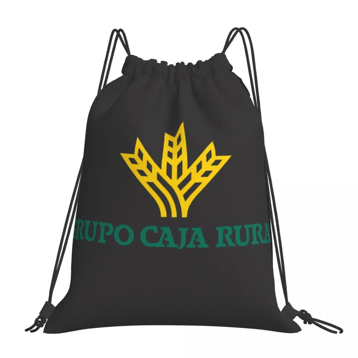 

Brilliant Caja Rural Drawstring Bags Gym Bag Unisex Sports Gym Bag Fitness Building Muscle Shopping Sackpack