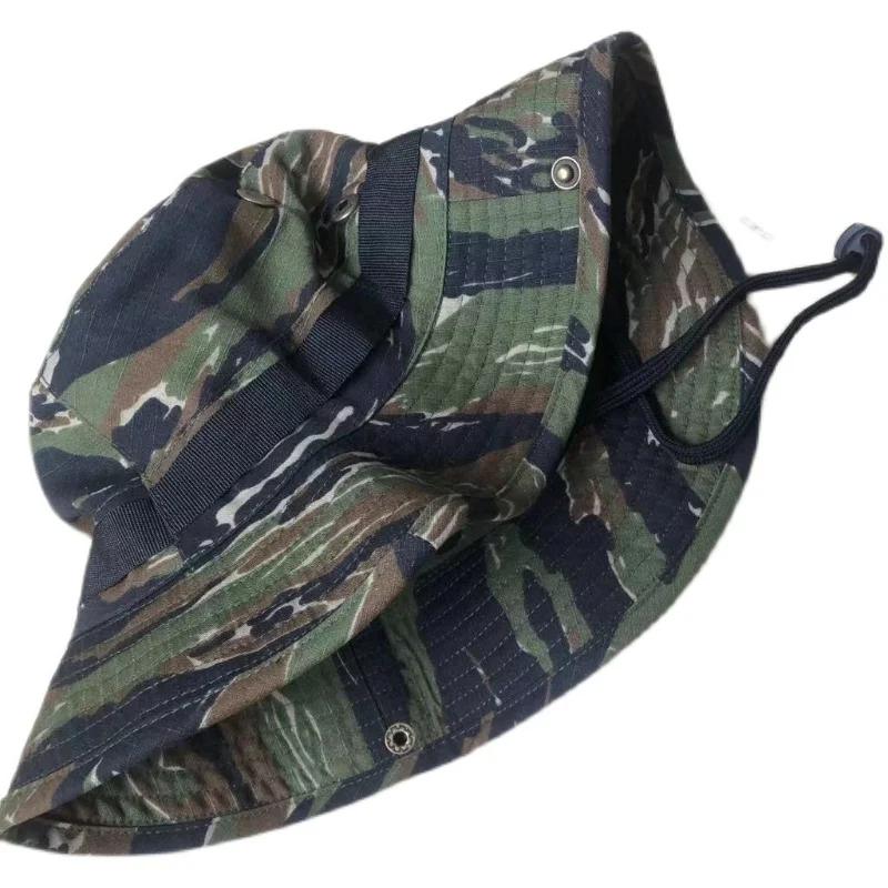 Domestic Benny Hat Round Edge Hat Vietnam War SOG Style Jungle Camo Sunscreen Outdoor Fishing Sunshade
