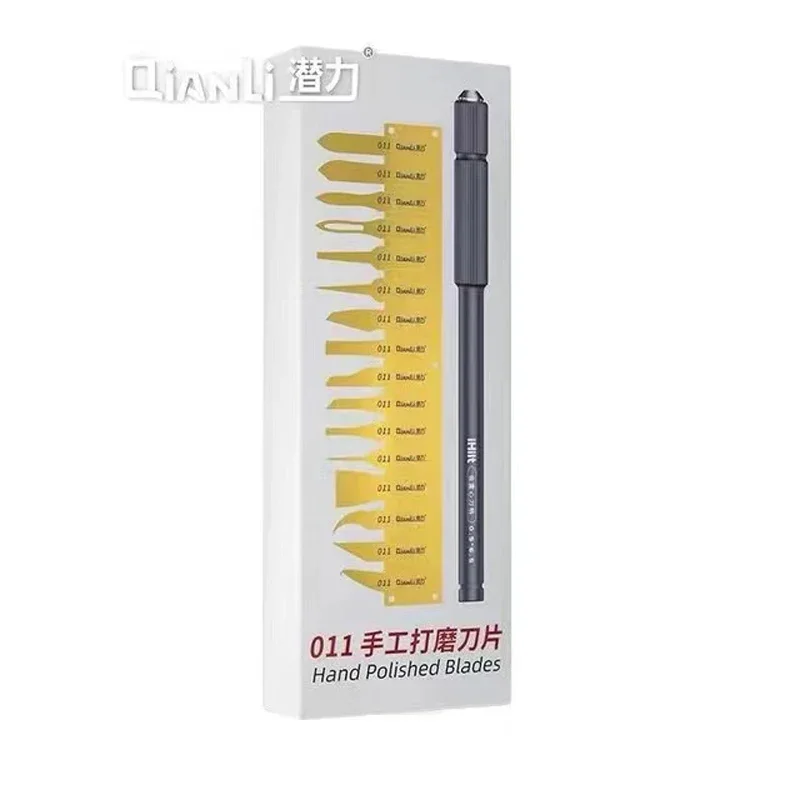 QIANLI CPU IC 접착제 제거 칼 손잡이 휴대 전화 수리 마더 보드 NAND CPU 청소 도구 007 008 009 011 012