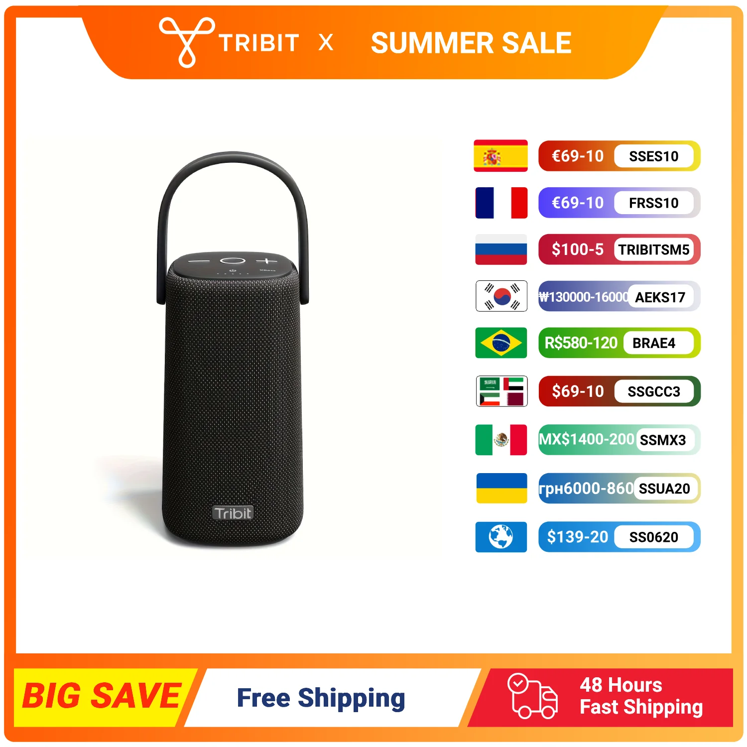 Tribit StormBox Pro Portable Bluetooth Speaker High Fidelity