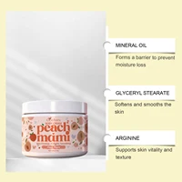 Crème pour le corps raffermissante à la pêche, hydratante, raffermissante, lissante, usage quotidien pour une peau élastique nourrissante et protégée 4