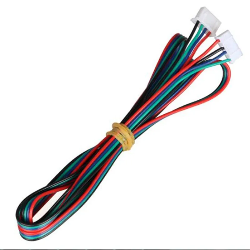 4pin to 6pin XH2.54 3D Printer NEMA 17 Stepper Motor Cable DuPont line For 42 Stepper Motor 4pcs 100cm/200/300cm