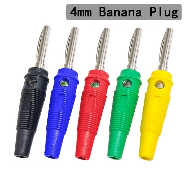 ปลั๊กกล้วย 4 มม. ปลั๊กข้ามทองแดงบัดกรี, ขั้วต่อทดสอบพลังงานแรงดันสูงกระแสสูง 1