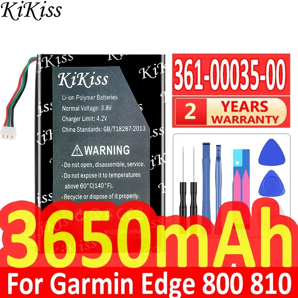 3650Mah Kikiss Potente Batteria 361-00035 00 Per Garmin Edge 800 810 361-00035-00 361-00035-07 361-00035-03