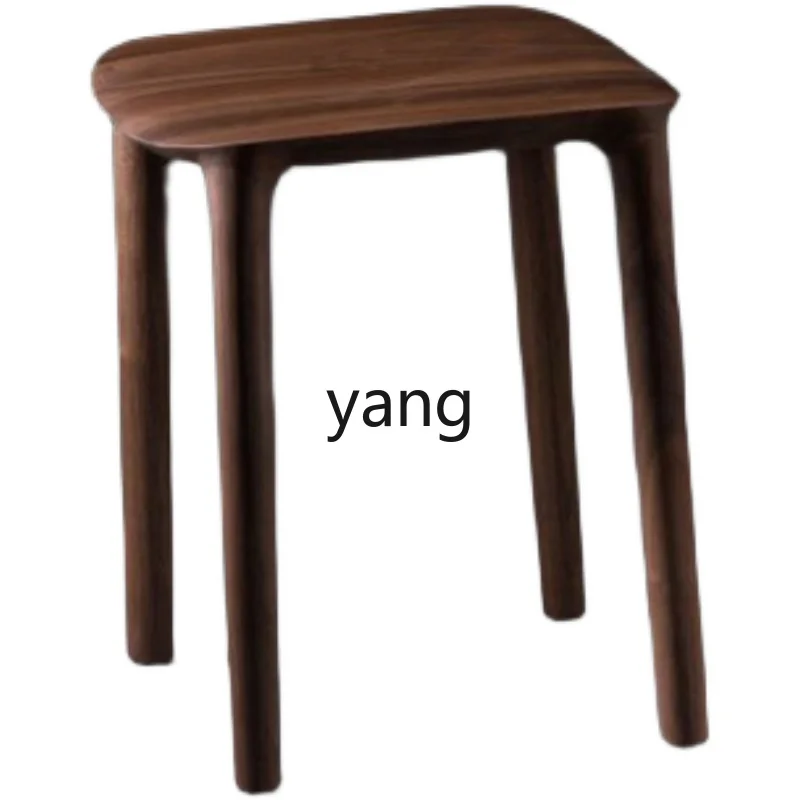 

CX High Foot Makeup Stool Mortise Furniture Household Solid Wood Bar Stool