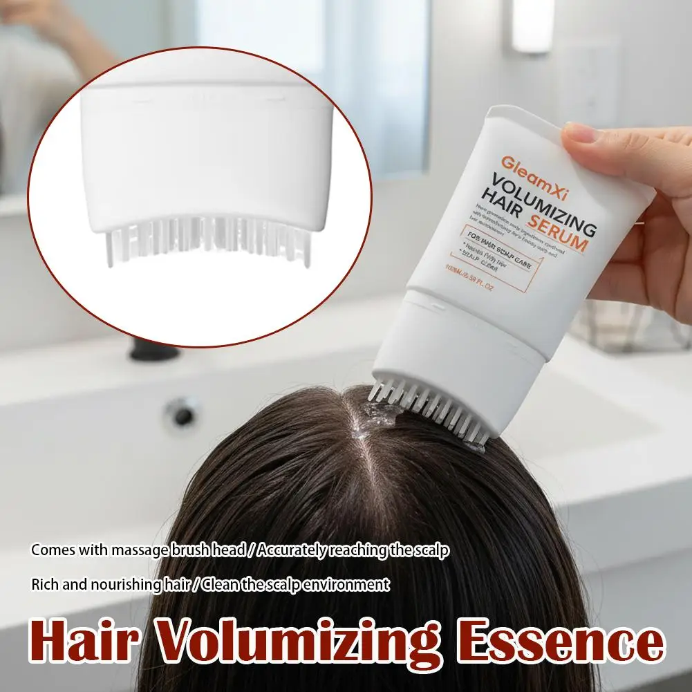 Hair Serum With Built-In Brush,Hair Nourishing Strengthening Essence,Improve Scalp Environment,Scalp Massager,Korean Hair Care - 5