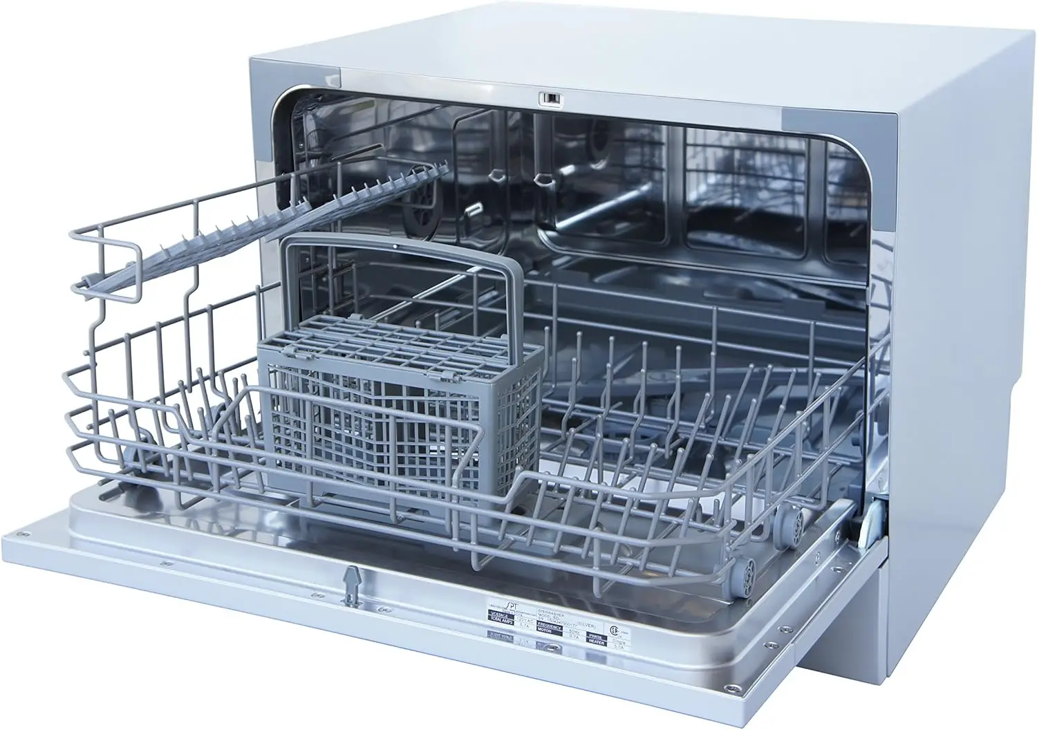 SD-2224DS ENERGY STAR Compact Countertop Dishwasher with Delay Start-Portable Dishwasher with Stainless Steel Interior