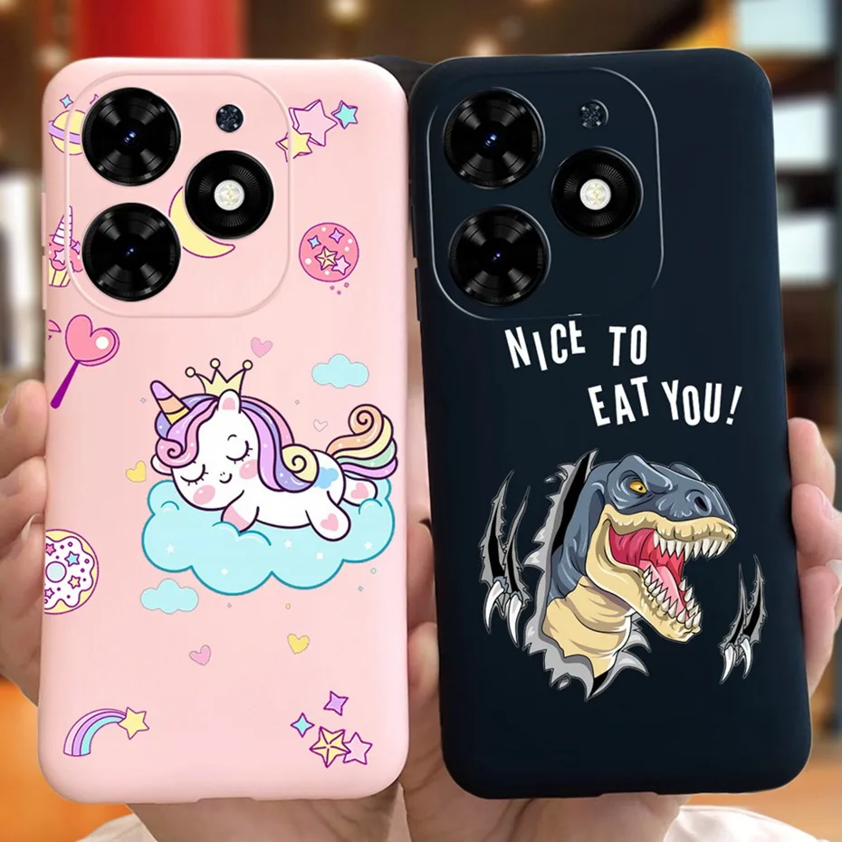 Sunflower Pattern Soft Silicone TPU Jelly Phone Case - Fashionable Protective Bumper Cover