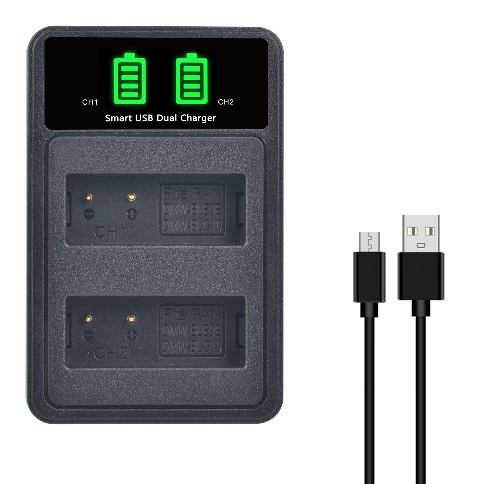 Panasonicのバッテリー充電器 Amazon | str パナソニック VW-BC10-K 互換USB充電器カメラ