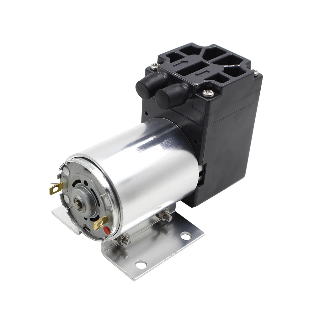High Negative Pressure Suction Diaphragm Pump with Holder Mini Air Compressor Suction Pump DC 12V Air Booster 6W 65kpa air pump air compressor