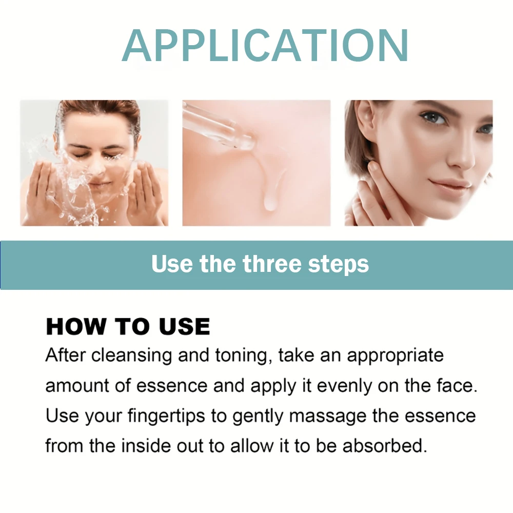 Hyaluronic Acid Essence Prevents Aging Reduces Collagen Fine Lines Tightens Moisturizes Smoothes and Brightens Face Essence 6
