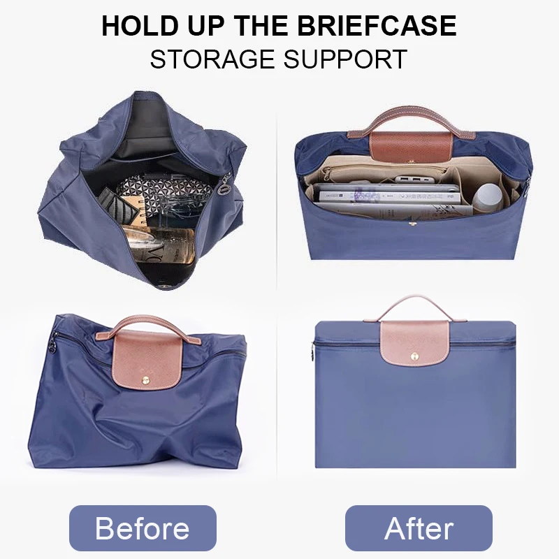 Turnkey Solutions Le Pliage Club Document Holder Felt Insert Bag