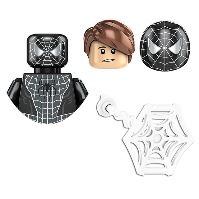 Brand DISNEY Spiderman Spider-Gwen Building Block Doctor Octopus Mysterio Miles Morales Lizard Electro Action Figure Kid Toys M-KF1646