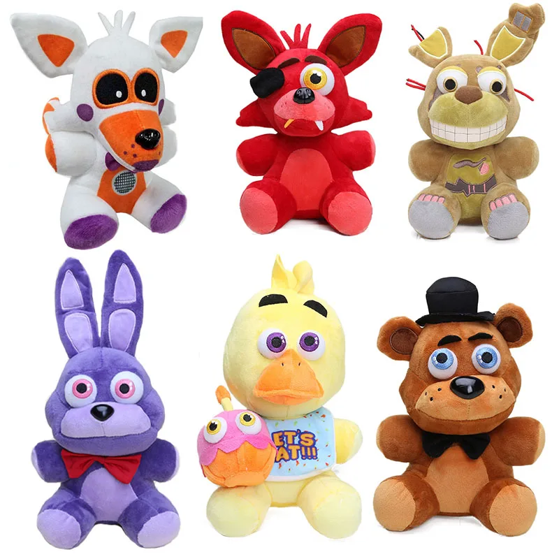 Muñeco De Peluche Nightmare Foxy De Five Nights At Freddy's – 18 Cm Suave Y Coleccionable Para Fans