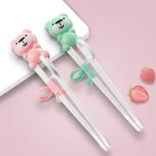 

Cartoon Animal Head Chopsticks Children Eating Training Chopsticks Baby Safty Learning Chopsticks Reusable Chinese Tableware