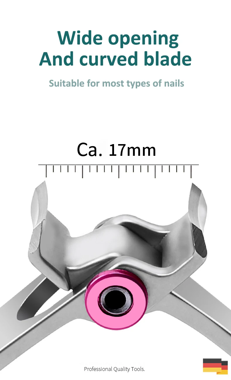 Large Opening Nail Clippers - Manicure & Pedicure Tool
