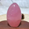 High Quality Natural Crystals Rose Quartz Flame Freeform Polished Ornament Healing Mineral Home Decoration Room Decor Gift 2