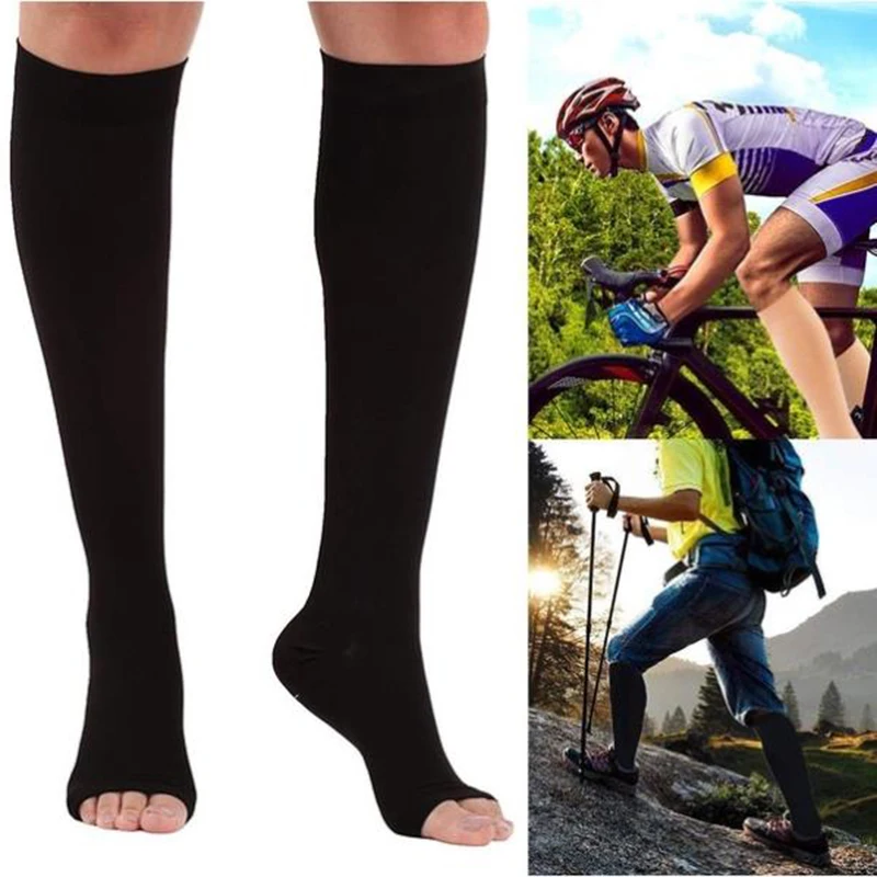 Compression Socks 1pair Below Knee Support Stockings Varicose Vein Circulation Compression Sock