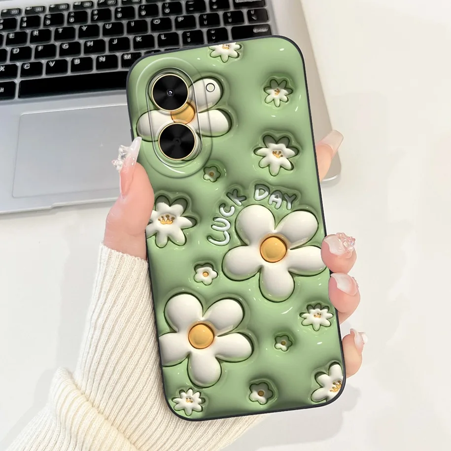 Lovely Avocado Cartoon Soft Silicone Bumper Phone Case