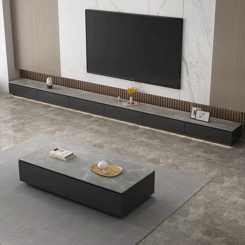 

Italian Cabinet Stand Living Room Length Art Design Universal Modern Simple Floor Stands Storage Wooden Meuble Room Furniture