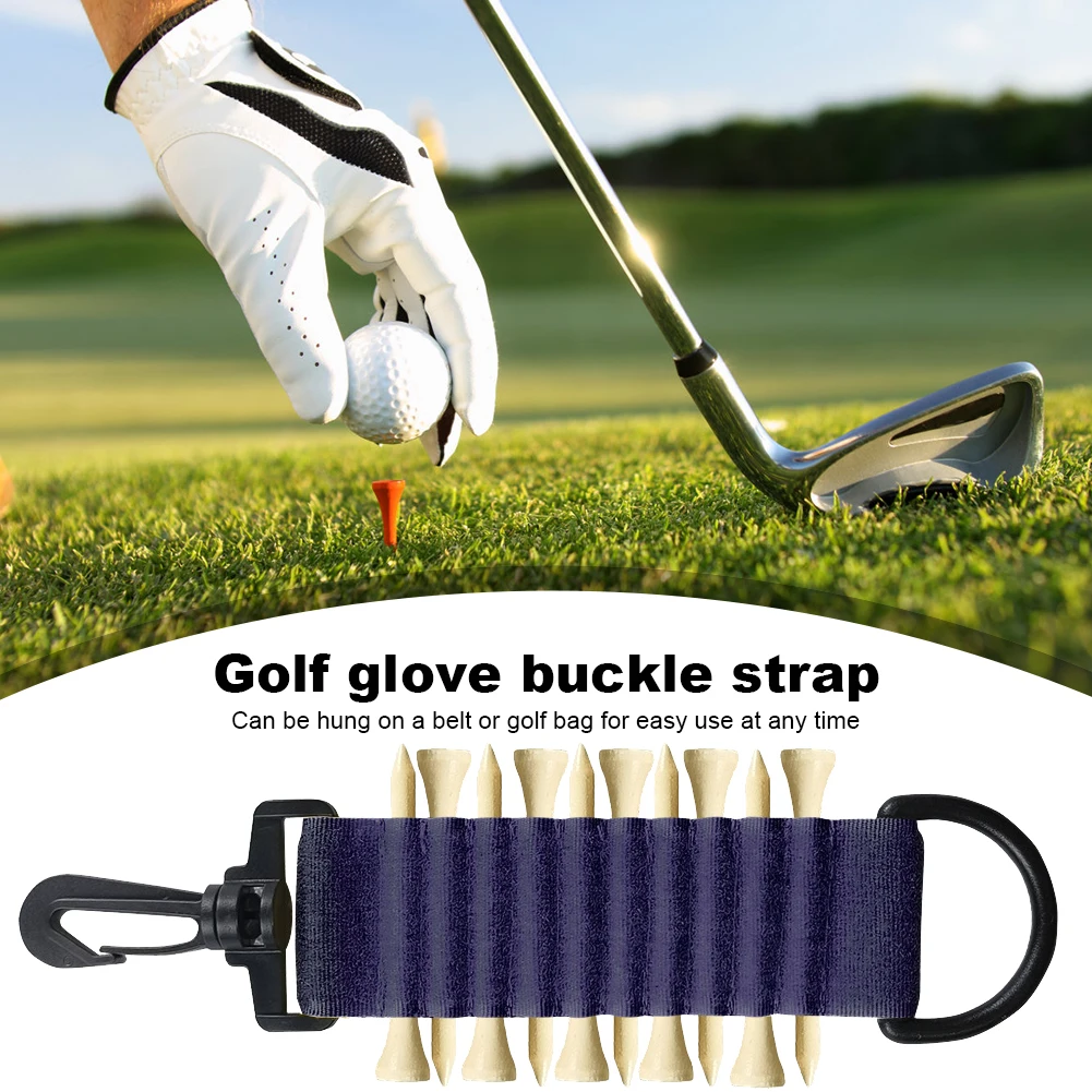 휴대용 골프 걸이 장갑, 매직 테이프, 양면 내구성 티 거치대 골프 장갑 밴드, 골프 장갑, 가방, 바지, 야외 부착물