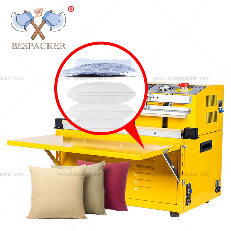 Bespacker Factory Price Table Top Meat Food Bag Vacuum Sealer Vacuum Packing Machine chinese factory price finely processed vacuum tire air compression pump for sale