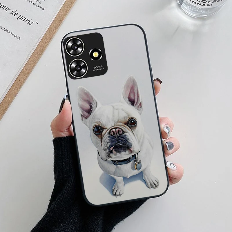 Floral Painted Silicone Case – Stylish TPU Cover
