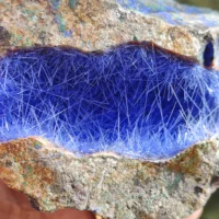 1.2kg 1pcs Natural beautiful Geode Azurite and Malachite symbiotic mineral specimen crystal Stones and crystals Healing crystal 1