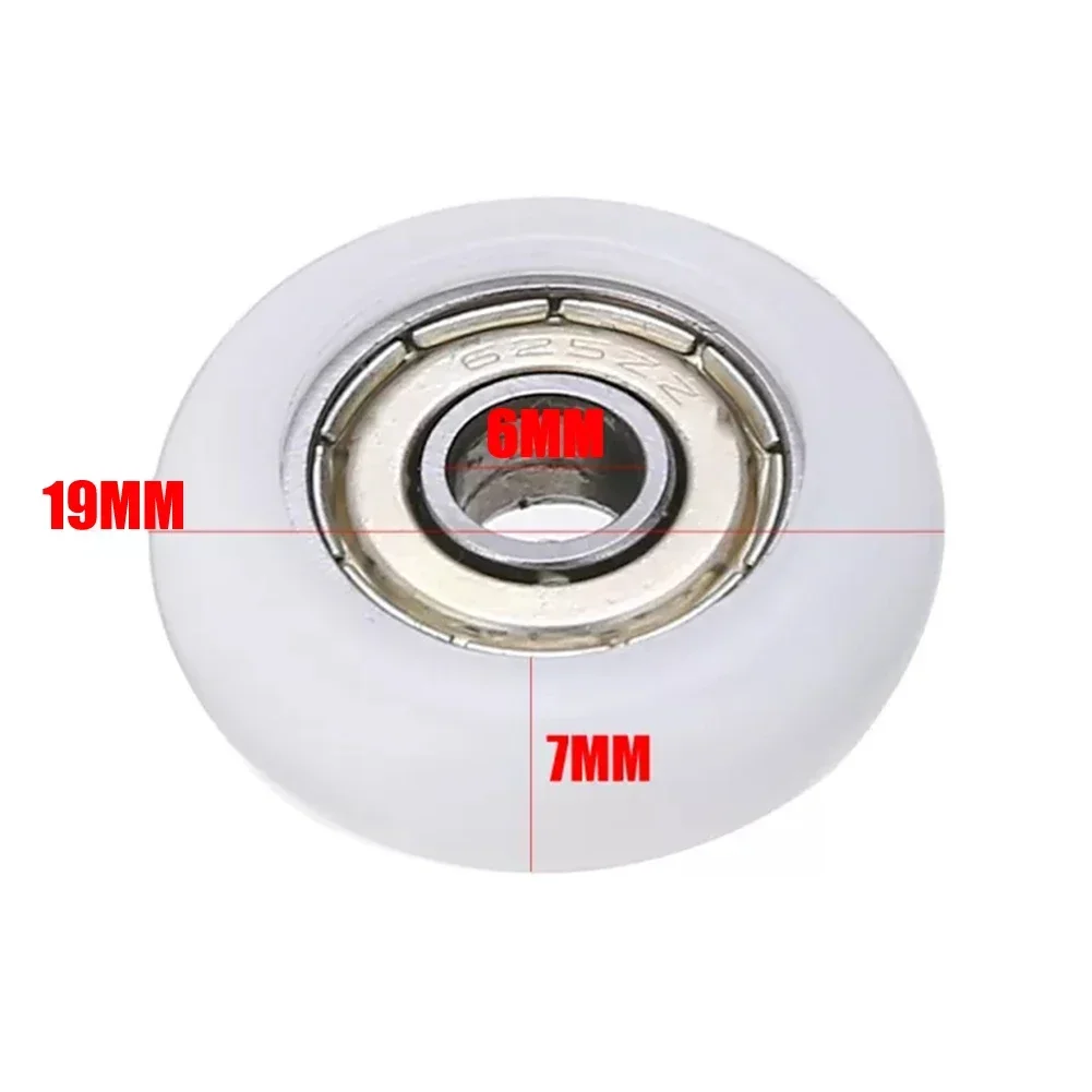 Shower Door Rollers 10Pcs Replacement Door Pulley 19/23/25mm Wheel Diameter Stainless Steel