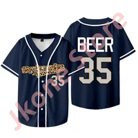 Madison Beer The Spinnin Tour Merch Baseball Jacket Cosplay Women Men Fashion Short Sleeve T-shirts 2