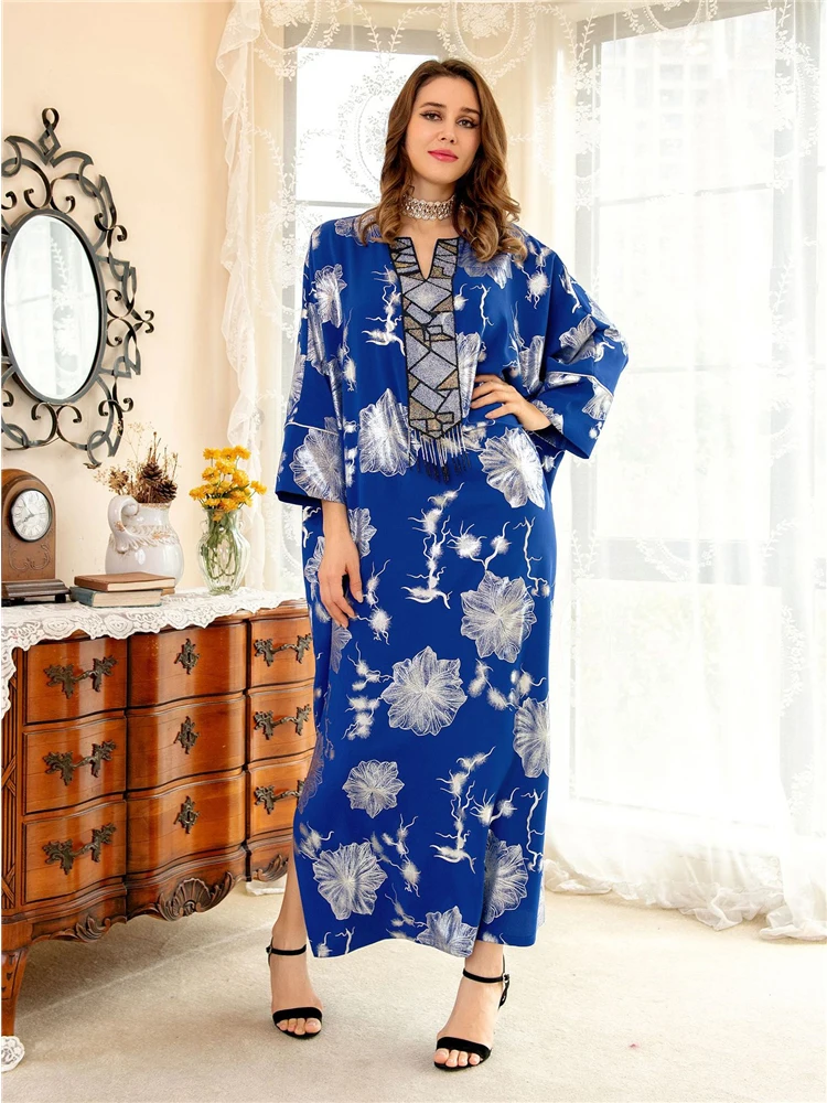 

Ramadan Muslim Kaftan Abaya Women Dress Dubai Arabic Turkey Islam Pakistan Muslim Long Dress Robe Femme Vestido Longo Feminino