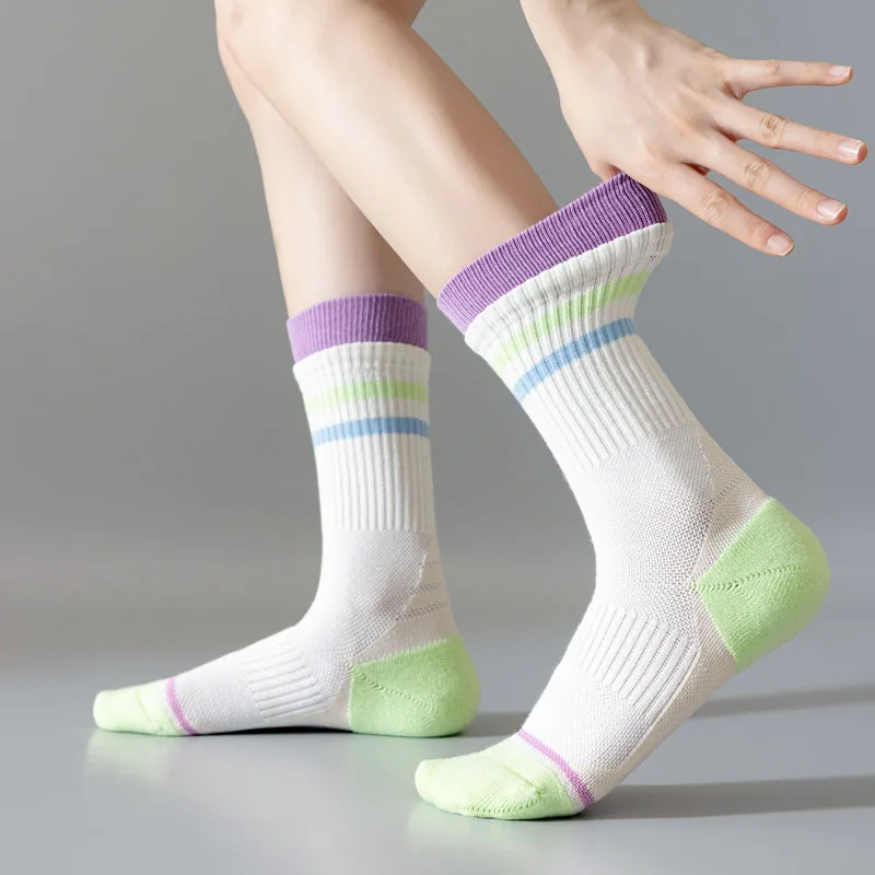 

Профессиональные спортивные носки для женщин, противоскользящие носки для бега, скалолазания, женские длинные носки для баскетбола и футбола, носки