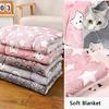 Thicken Cat Mat Breathable Flannel Cat Sleeping Mat Soft Dog Cushion for Small Dog Winter Warm Cat Blanket 5