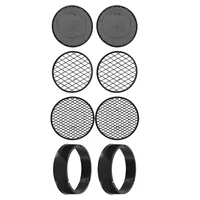 2 Sets/8pcs Gardening Sifting Pan Garden Sieve Stone Riddle Soil Sieve Set for Efficient Soil Refining and Stone Removal 1