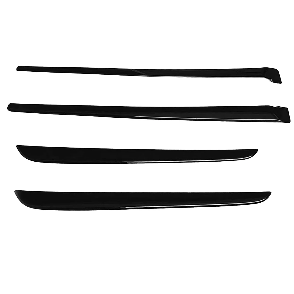 For Honda HRV HR-V Vezel 2021 2022 Glossy Black Inner Door Panels Strip Decoration Cover Trim 1