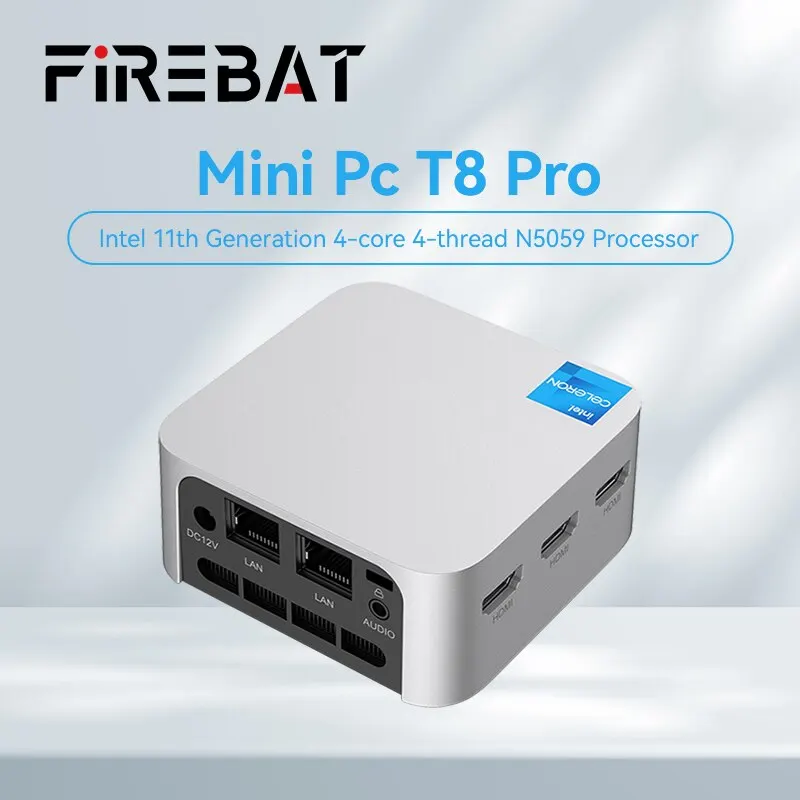 Firebat T8 Pro Mini Pc Intel 11e Gen Jasper Lake Celeron N5095 Desktop ...