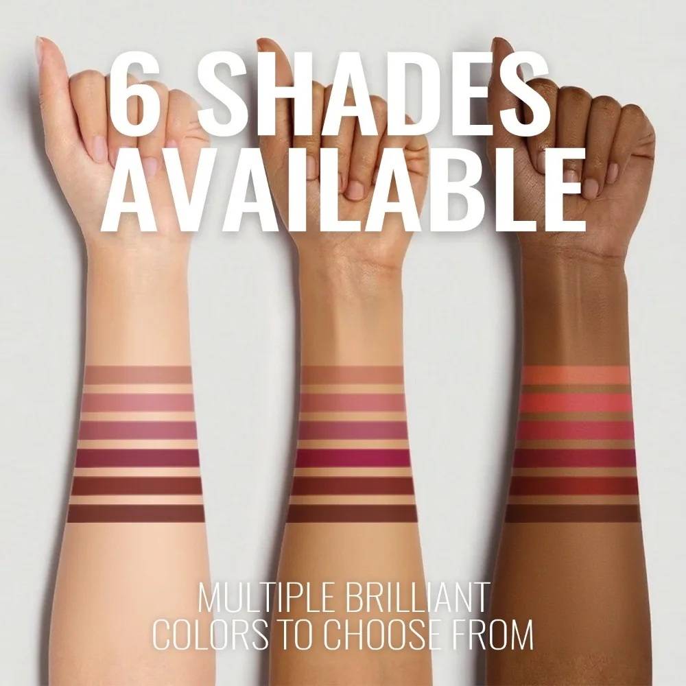 6 Colors Liquid Lip Liner Pencil Long Lasting Nude Lipstick Matte Lip Liner Stick Non-stick Cup Natural Lips Contour Pen Makeup_voghion.com