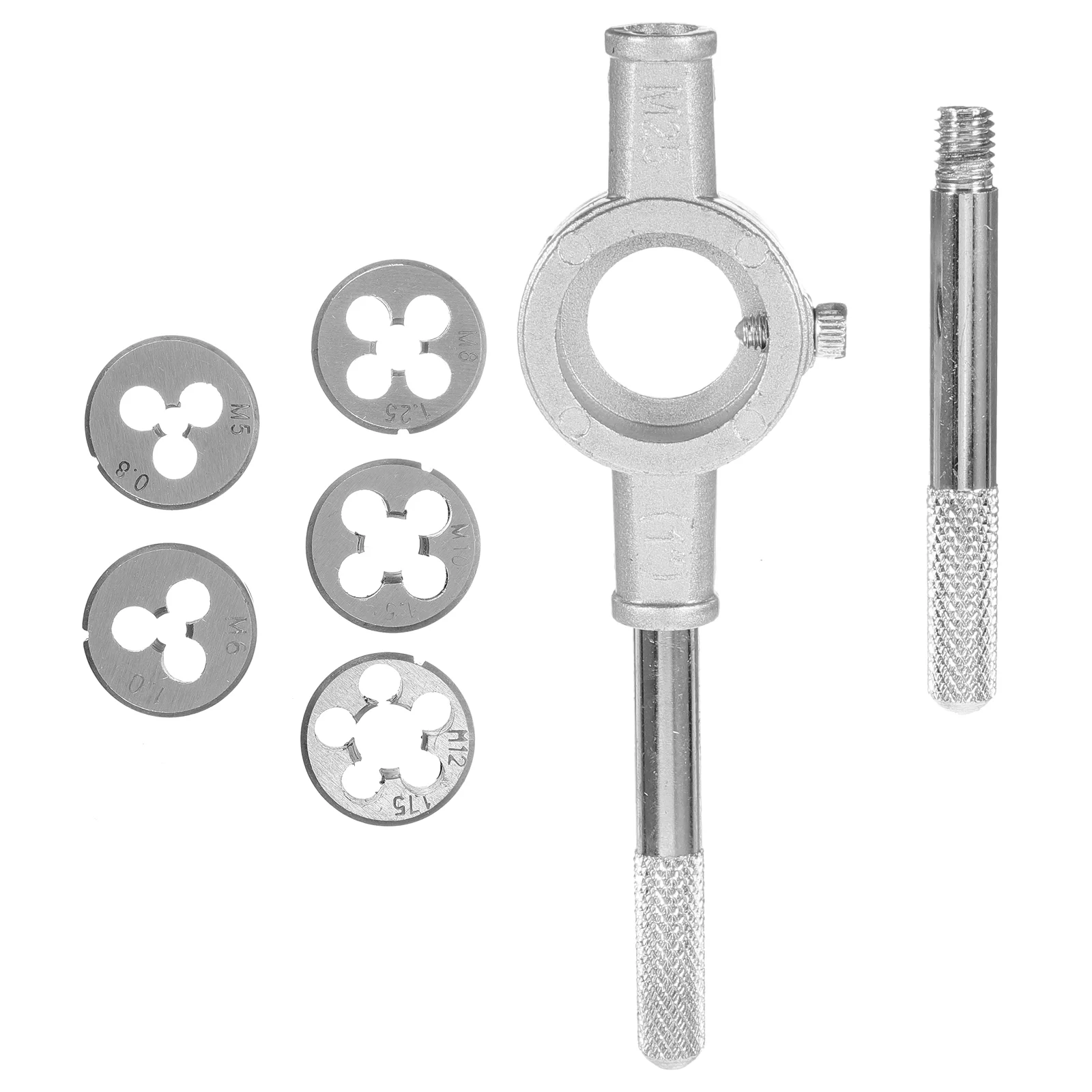 

Multi-purpose Tap Die Kit and Wrench Coarse Fine Threads Rethreading Tool Repair