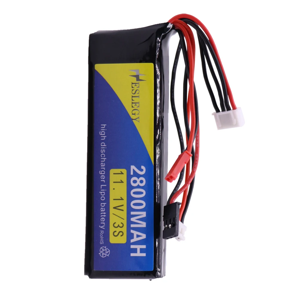 Batterie Lipo 11.1V 2800mAh pour Émetteur RC Walkera DEVO, FlySky, RadioLink