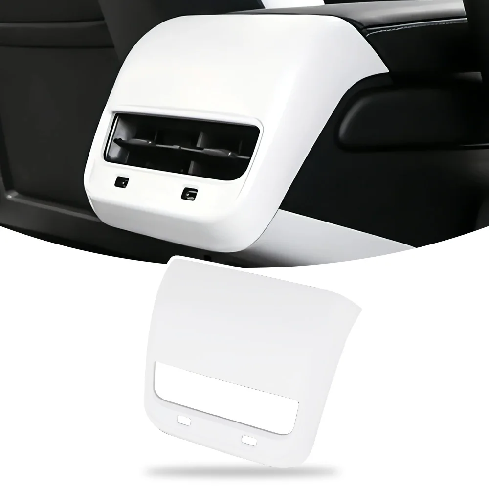 

Rear Air Vent Outlet Cover For Tesla Model 3/Y 2017-2023 Interior Rear Air Outlet Cover Back Exhaust Vent Cover Car Accessories