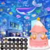 Star Galaxy Projector 21 in 1 Starry Sky Projector with 360° Rotating Timer Atmosphere Lamp for Kids Birthday Xmas Gifts Decor 1