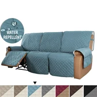 1 2 3 Seat Recliner Sofa Cover Pet Dog Kid Sofa Mat Solid Color Sofa Covers Relax Lounger Slipcovers Couch Towel Armchair Covers 1