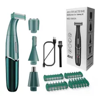 4 in 1 Intimate Areas Haircut Shaver Women Bikini Line Sensitive Razor Balls Eggs Pubic Hair Shaving Trimmer Face Beard Clipper 1