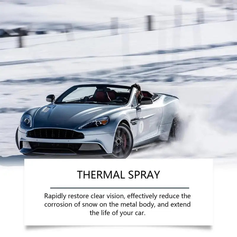 De Icer For Car Windshield Spray Car Deicer Liquid Ice Melt Winter Accessories Defrost Spray Windshield De-Icer Liquid