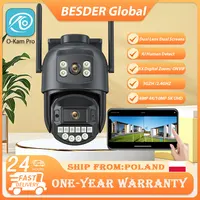 Caméra IP PTZ 10MP 8MP 5K extérieure double objectif double écran 5G WIFI caméra AI suivi Protection de sécurité caméra de Surveillance CCTV 1