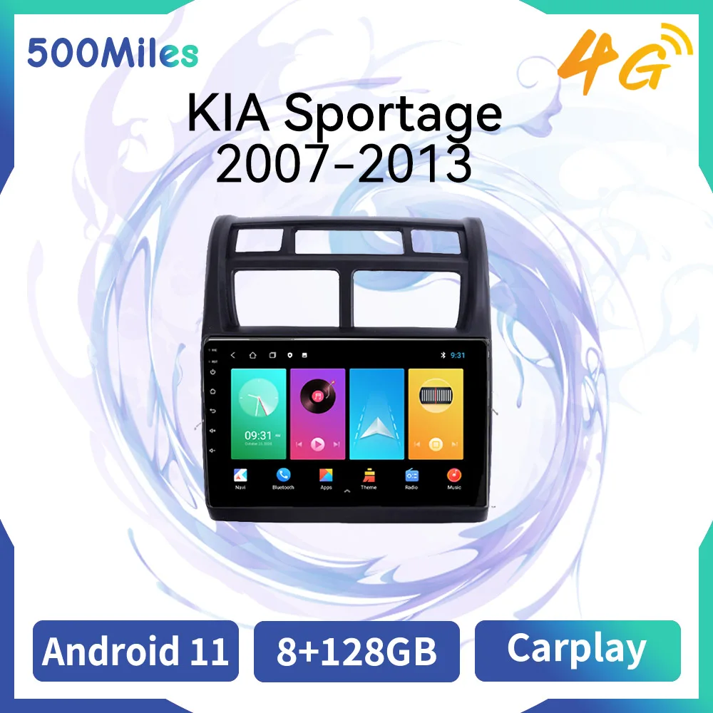 Per Kia Sportage 2007-2013 2 Din Android Car Multimedia Player Autoradio Car Gps Wifi Navigation Stereo Video Player Unità Principale
