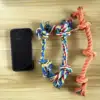 Dog Toys Knot Rope Chew for Small Medium Large Dogs Durable Braided Pets Interactive Funny Teeth Cleaning Supplies 1pc 3