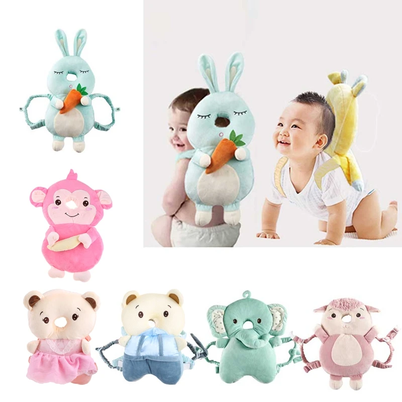 N80C Baby for Head for Protection Pad Pillow Newborn Neck Safe Cushion Soft Breathable Anti-fall Headrest Headguard Pillow for